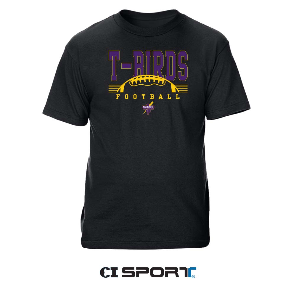 CI Black Football SS T-Shirt